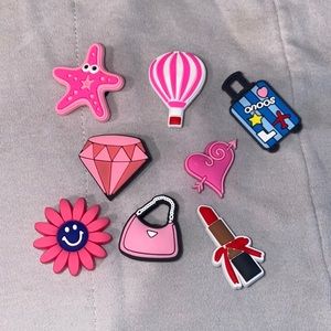 Hot girl summer croc charm set 💓NEW CROC CHARMS PINK